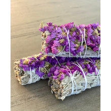 Load image into Gallery viewer, White Sage Smudge Sticks with Sea Lavender