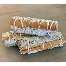 Load image into Gallery viewer, White Sage Smudge Sticks with Cinnamon